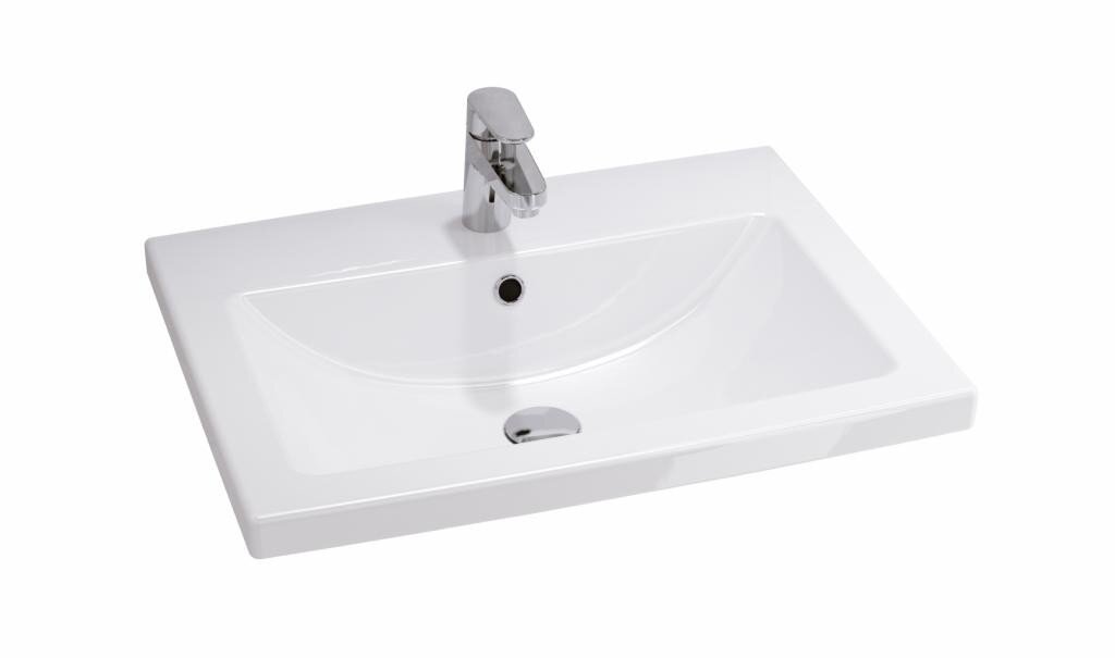 Cersanit COMO nábytkové umývadlo 60 cm K32-003-BOX, biele (s otvorom na batériu)