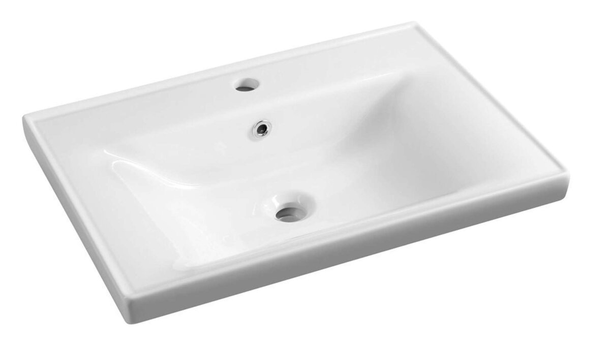 Aqualine SAVA 60 (2060) nábytkové umývadlo 60 x 46 cm, biela