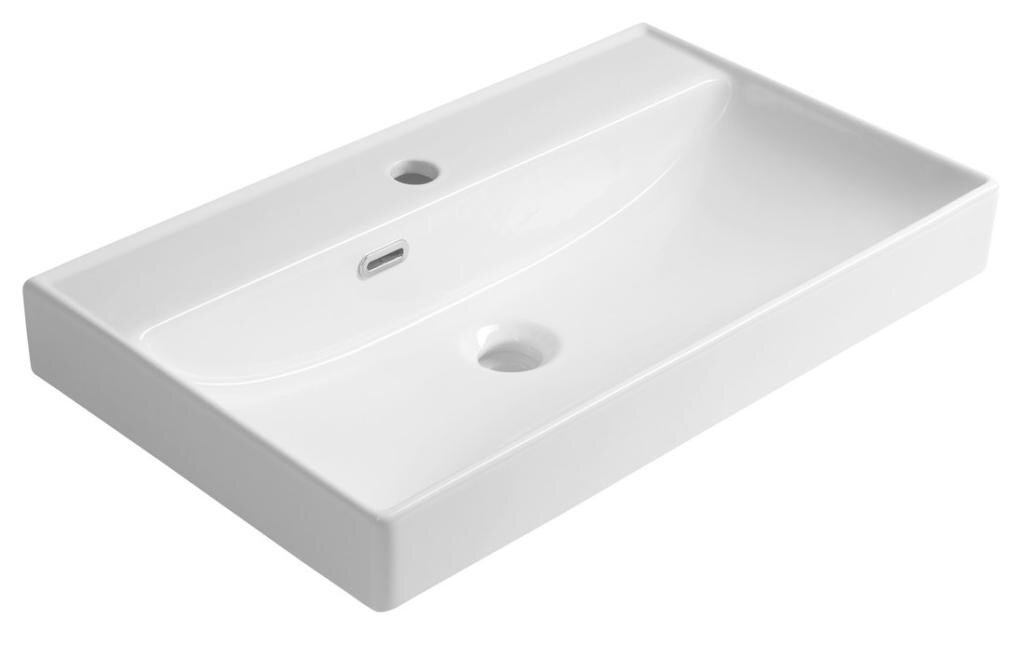 Aqualine Parla keramické umývadlo 65 x 38 cm, biele (9965)