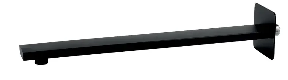 Novaservis rameno pevnej sprchy hranaté RAM405,5 400 mm matná čierna