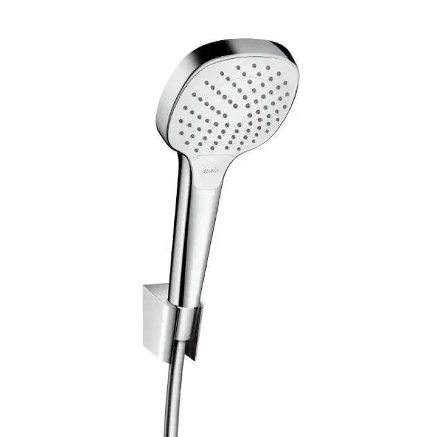Hansgrohe Croma Select E Vario – sprchový set, biela/chróm, hadica 1,60 m (26413400)