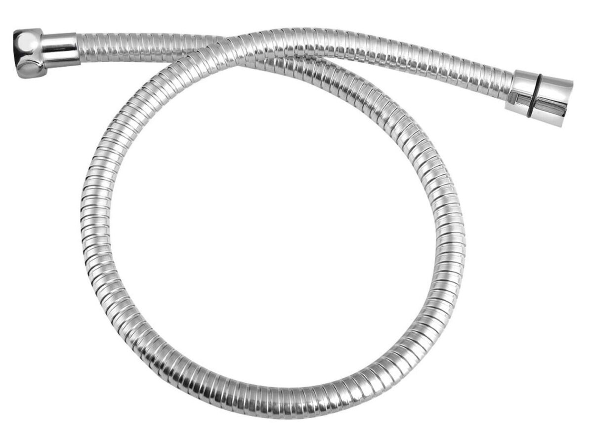 Aqualine Miniflex sprchová kovová hadica 80 cm, chróm (1208-12)