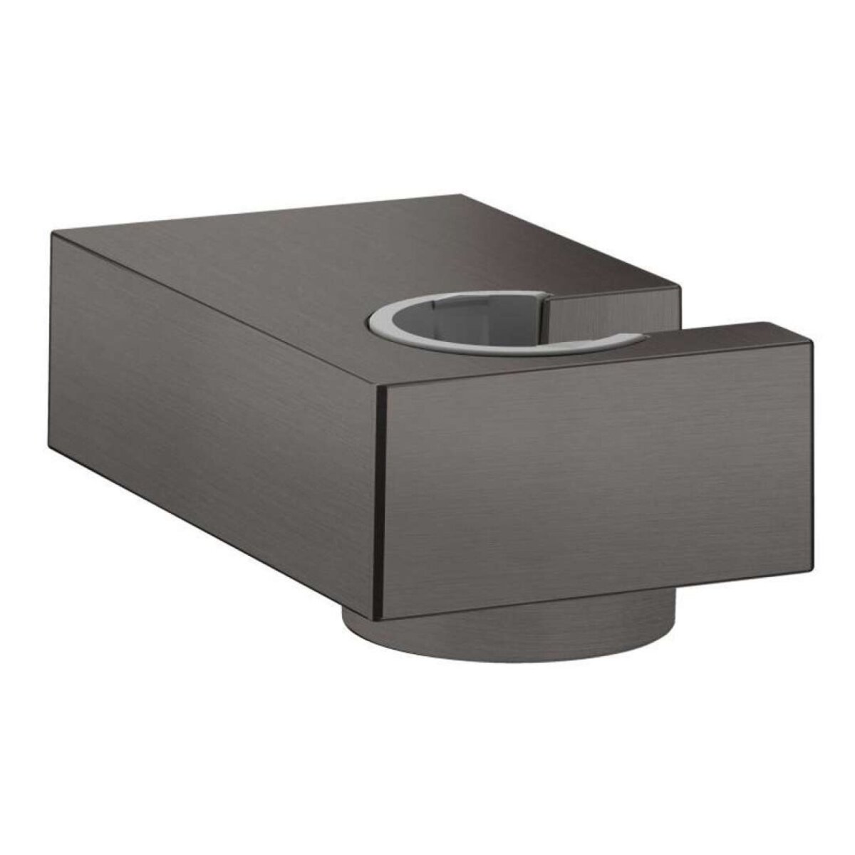 Hansgrohe Porter E nástenný držiak ručnej sprchy, kartáčovaný čierny chróm (kód 28387340)