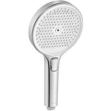 Kielle Oudee sprchová hlavica 130 mm, 3 prúdy, chróm/biela