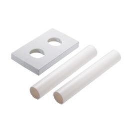 Danfoss maskovacia rozeta + krytka hrany, biela RAL 9016 (013G3207)
