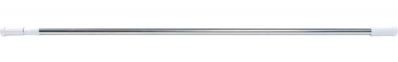 Aqualine teleskopická rozperná tyč na sprchový záves 110–200 cm, leštená nerez, Ø22 mm