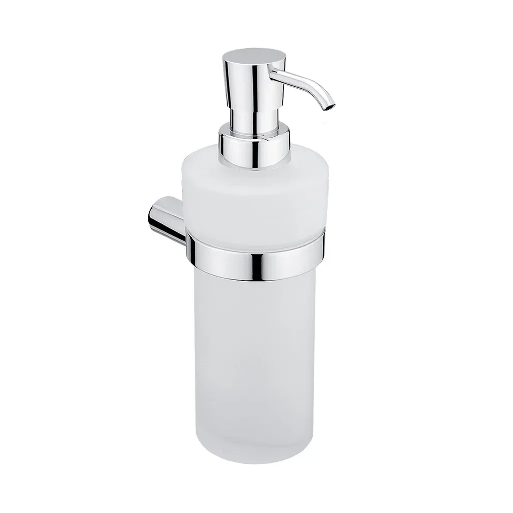Nimco Bormo BR 11031W-26 – nástenný dávkovač tekutého mydla, matné sklo/chróm, 250 ml