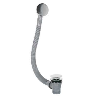 Vaňový sifón TRES 13453420 Click‑Clack 72 mm, chróm, s lankom