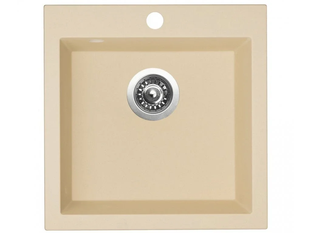 Granitový drez Sinks VIVA 455 Sahara, 455 x 460 mm