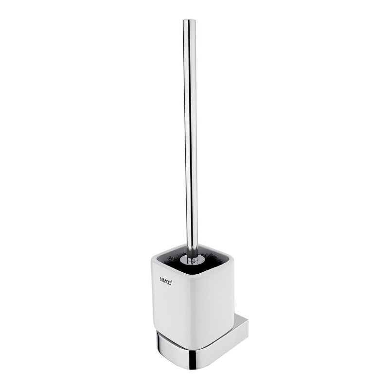 Nimco Nikau NK 30094KN-26 WC kefa s držiakom, biela keramika/chróm