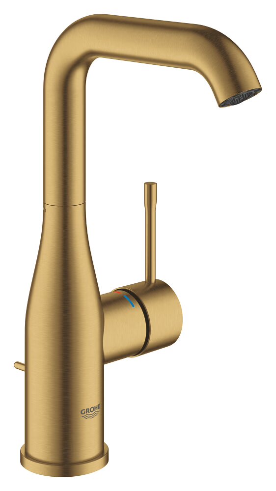 GROHE Essence páková umývadlová batéria L (DN15) s výpustom, kartáčovaný Cool Sunrise – 24174GN1