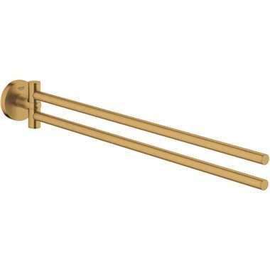 GROHE Essentials držiak na uteráky 40371GN1, 2-ramenný, kartáčovaný Cool Sunrise