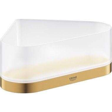 GROHE Selection rohová miska do sprchy s držiakom, kartáčovaný Cool Sunrise (41038GN0)