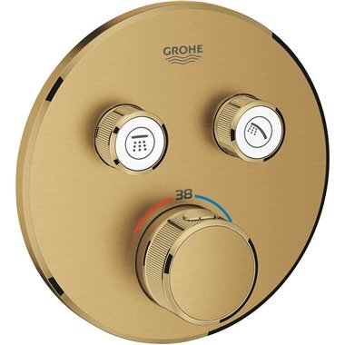GROHE Grohtherm SmartControl 29119GN0 – termostatická sprchová batéria podomietková, 2-ventily, Cool Sunrise (zlatá)
