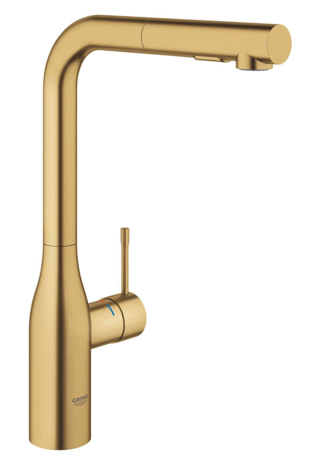 GROHE Essence drezová batéria s výsuvnou sprškou, kefovaný Cool Sunrise (30270GN0)