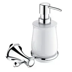 Nimco Lada LA 19031K-26 nástenný dávkovač tekutého mydla, 300 ml (keramika/chróm)
