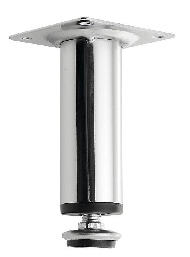 AQUALINE Keramia Fresh výškovo nastaviteľná nožička, chróm, 10–11 cm, 1 ks