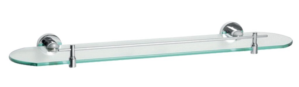 Novaservis Mephisto - polička so zábradlím, chróm, 50 x 13 cm