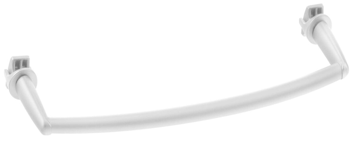Aqualine sušiak uterákov na vykurovacie telesá 430×125 mm, oblý, biely