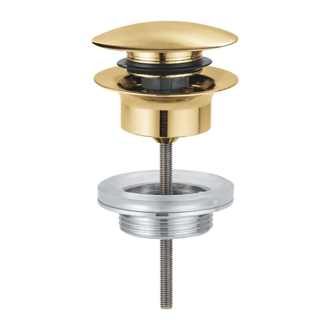GROHE odpadová súprava 1 1/4" s klik‑klak zátkou, kefovaný Cool Sunrise, 65807GN0
