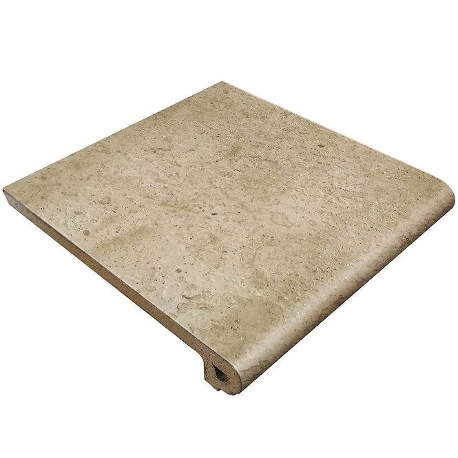 Gres Aragon Orion Beige schodová stupnica 32,5×33 cm
