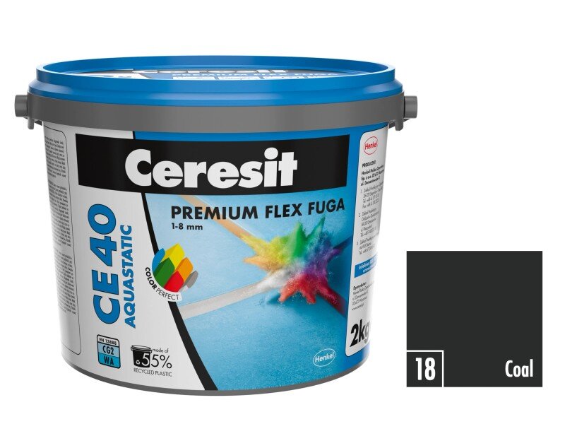 Špárovacia hmota CE40 COAL 2kg CERESIT