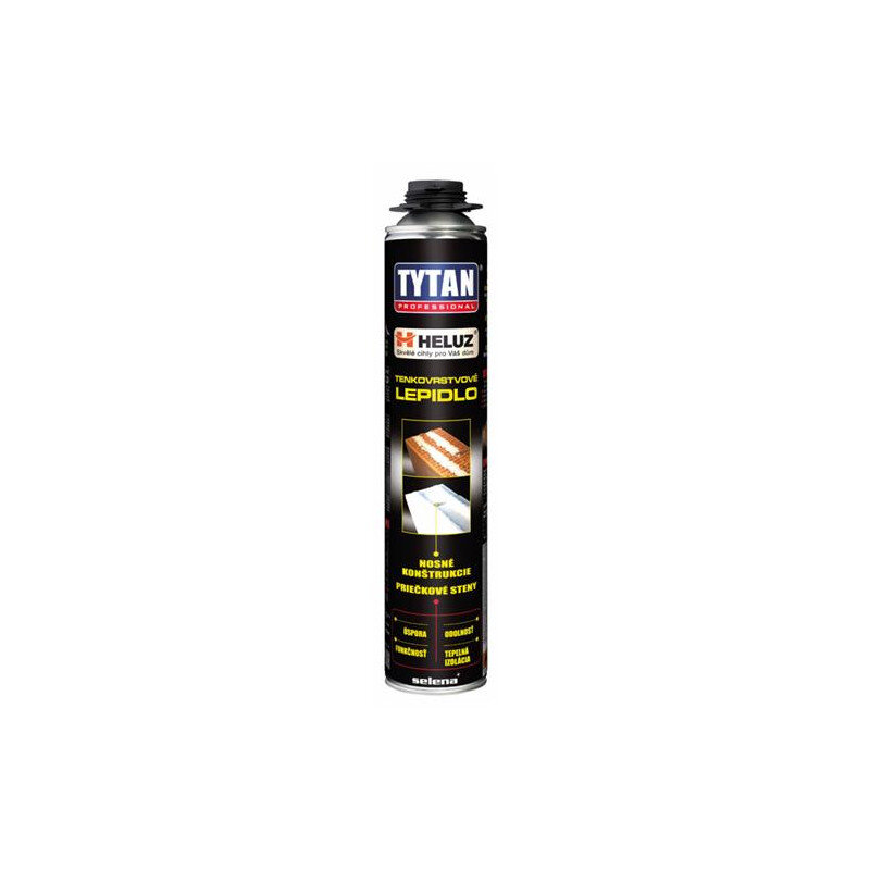 HELUZ tenkovrstvové lepidlo pištolové 750 ml (TYTAN)