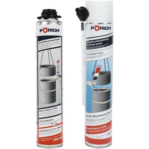 FÖRCH 1K PU studničná pena (pištoľová), 750 ml