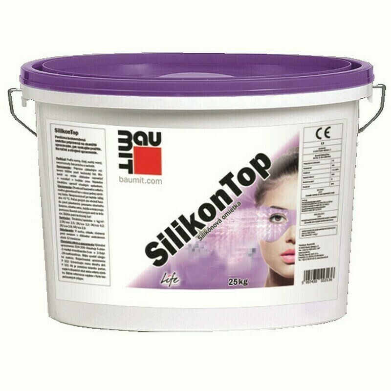 Baumit SilikonTop 2 mm škrabaná omietka 25 kg