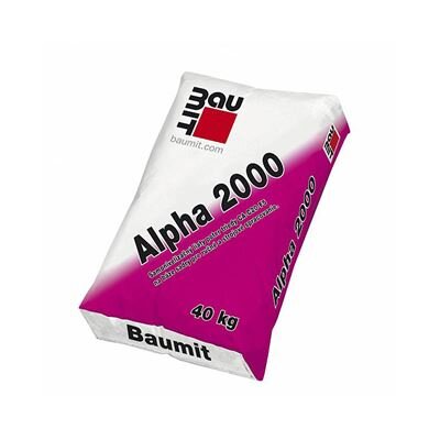 Baumit Alpha 2000 — samonivelizačný liaty poter, 40 kg