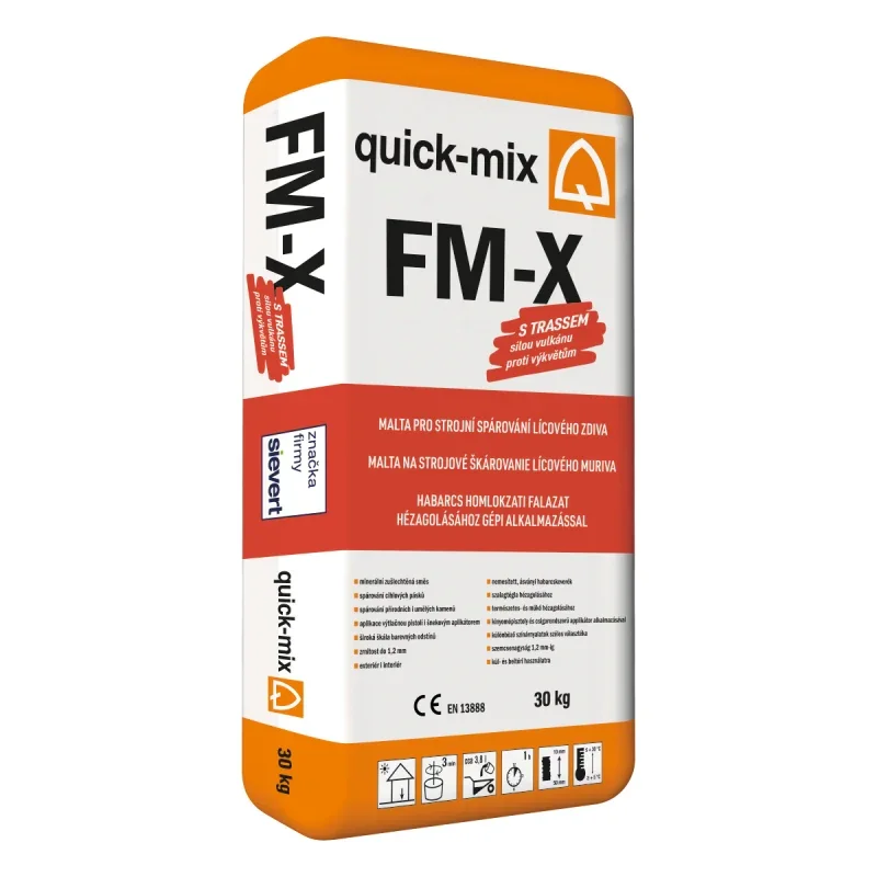 Quick-Mix FM-X škárovacia hmota čierna 30 kg