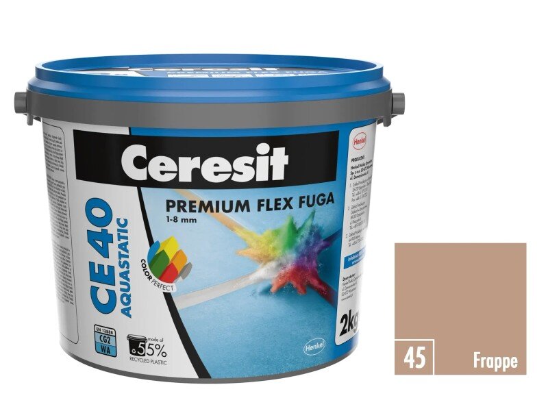 Ceresit CE 40 Aquastatic škárovacia hmota Frappe 2 kg