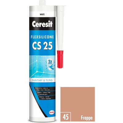 Ceresit CS 25 sanitárny silikón Frappe 280 ml