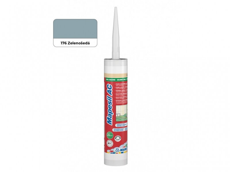 Mapei Mapesil AC 176 sanitárny silikón 310 ml (zelenošedý)