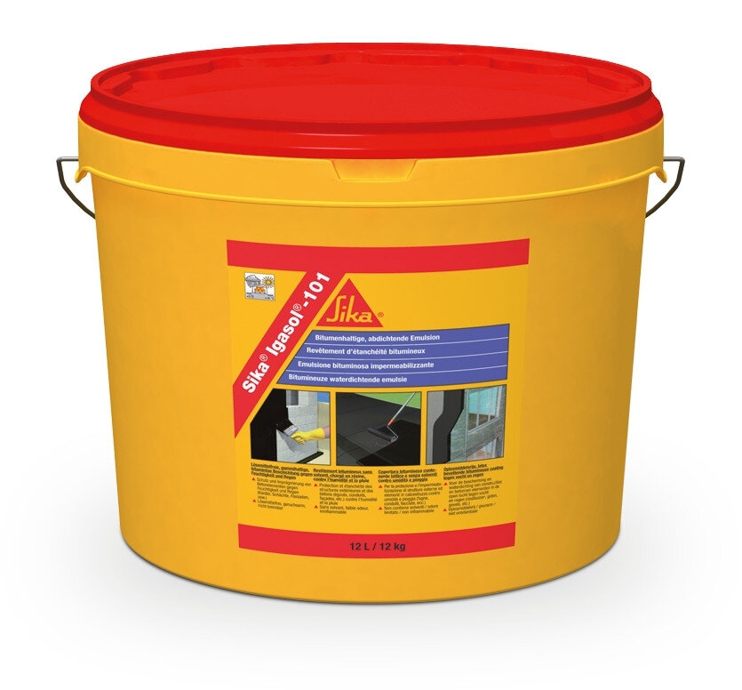 Sika Igasol-101 hydroizolačný bitúmenový náter, 12 l