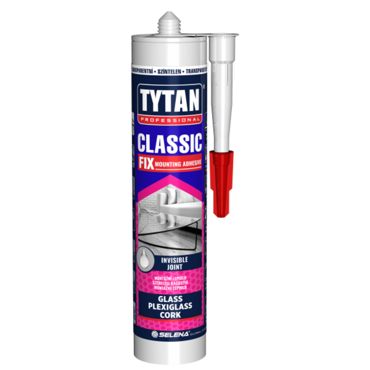 TYTAN Professional Classic Fix montážne lepidlo, číre, 290 ml