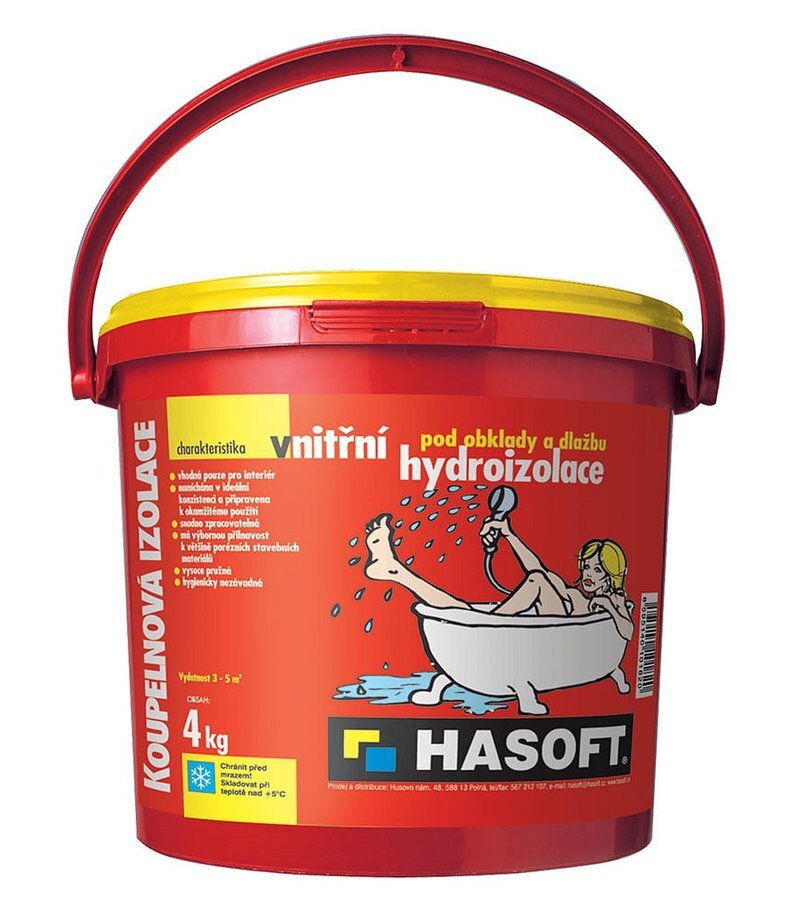HASOFT kúpeľňová hydroizolácia vnútorná 4 kg