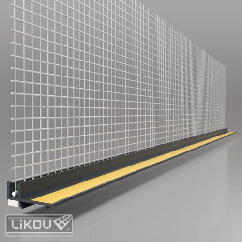 Profil APU okenný s páskou 6mm a so sieťkou 2,4m