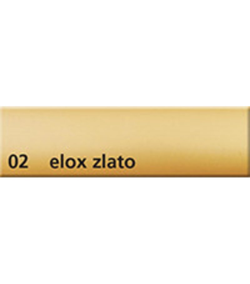 Ukončovací profil L 8 mm elox zlatý, 2,5 m (CELOX)