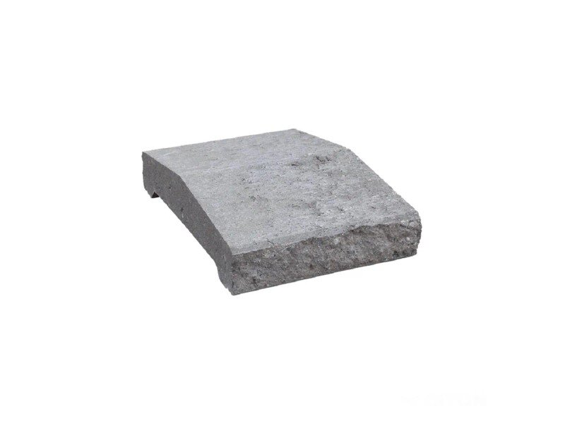 DITON Plotová strieška štiepaná 20×30×7 cm, sivá