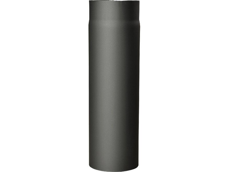 Dymová rúra 150 mm × 500 mm, hrubostenná 1,5 mm, čierna