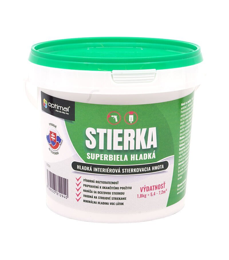 Optimal stierka 1,8 kg – hladká stierková hmota