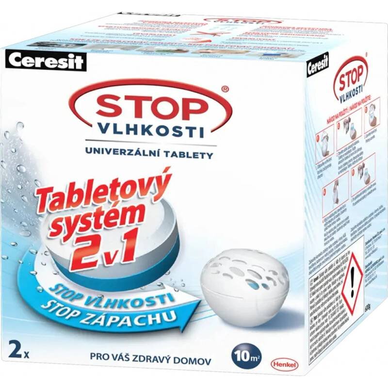 Ceresit Stop Vlhkosti Micro náhradné tablety 2×300 g