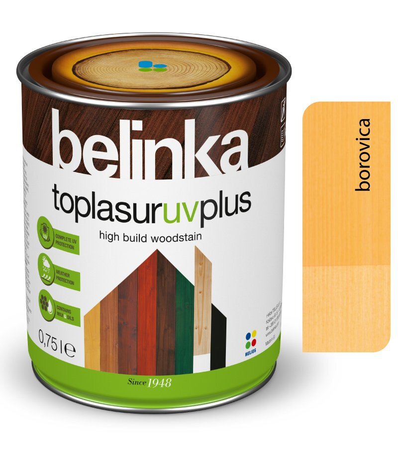 Belinka TopLasur UV Plus 13 borovica, 0,75 l
