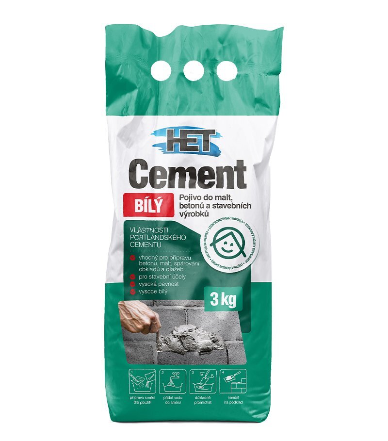 HET cement biely 3 kg