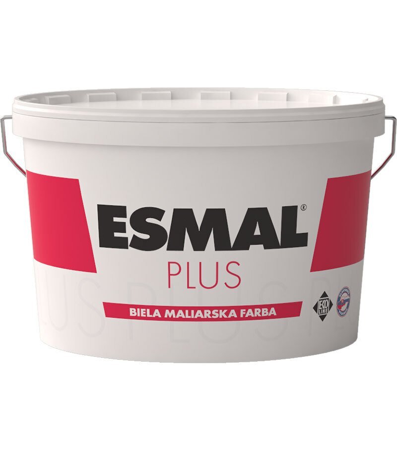 Esmal Plus 5 kg – interiérová biela farba