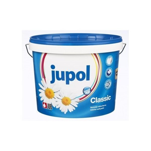JUPOL Classic 2 l, biela interiérová farba