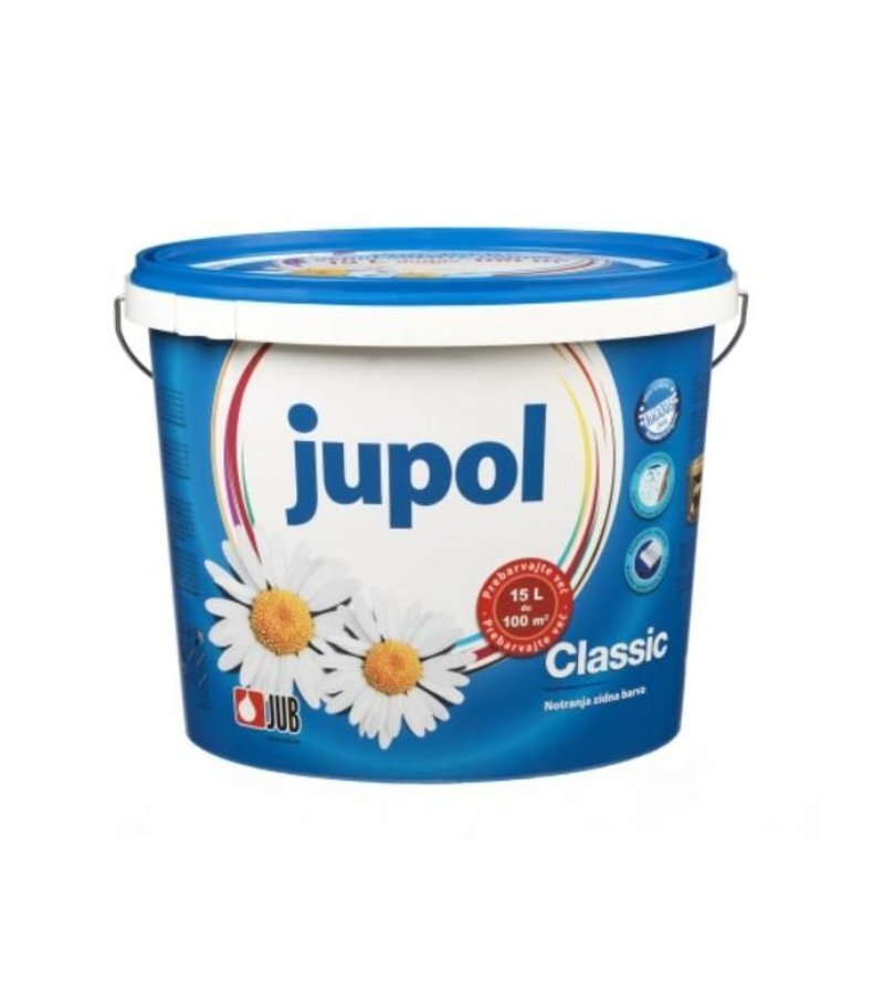 JUB Jupol Classic interiérová farba biela 5 l