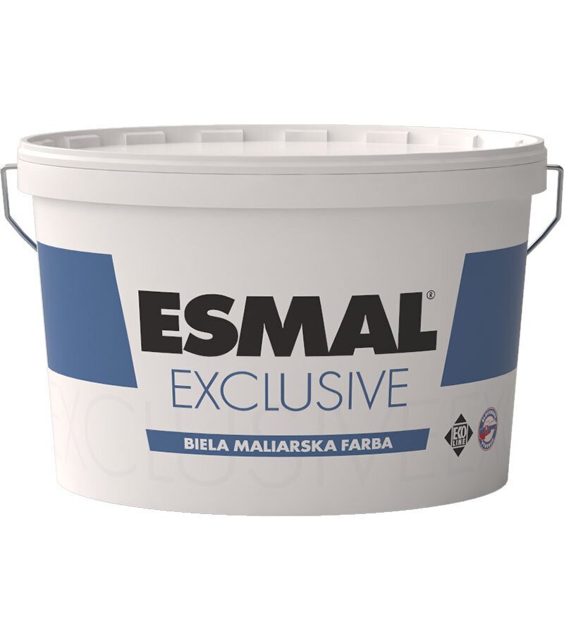 ESMAL Exclusive vnútorná maliarska farba, biela, 5 kg