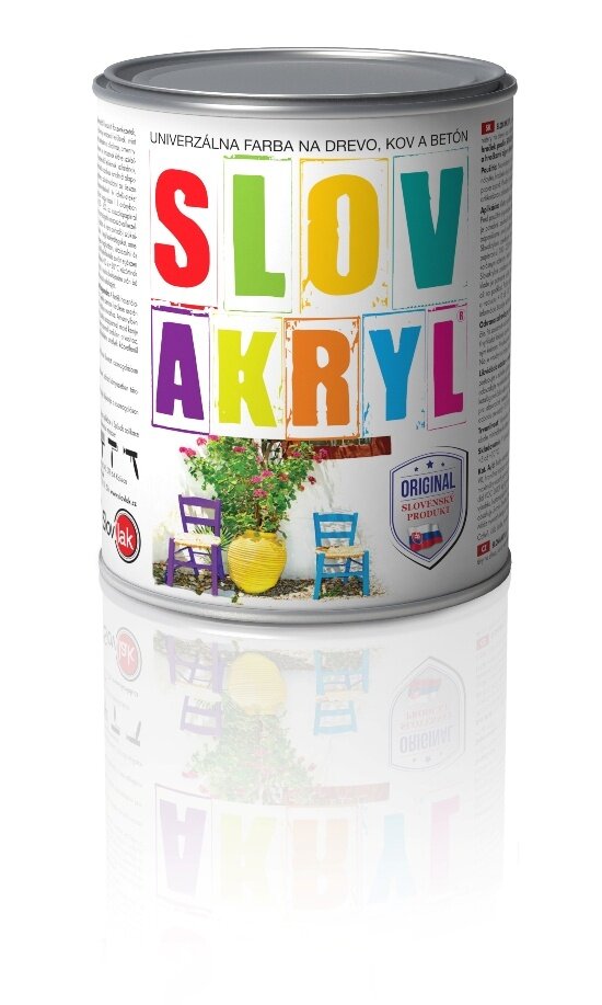 Slovlak Slovakryl 0440 modrý 0,75 kg